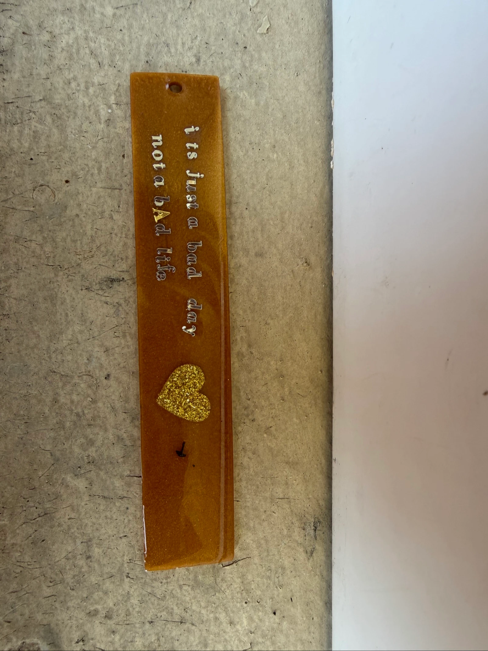 Marque page avec citation 